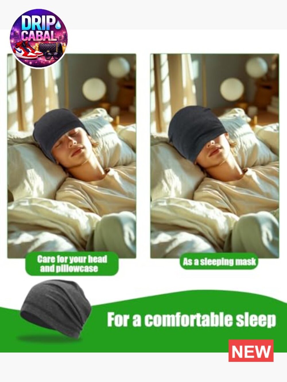 Lightweight Cotton Beanie Breathable Thin Skull Cap for Running Cycling Hiking - Picture 5 of 7